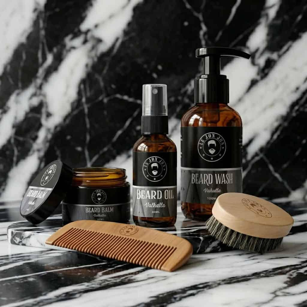 Lejonjon-ultimate-beard-kit Beard-product-image-including-oil-balm-butter-wash